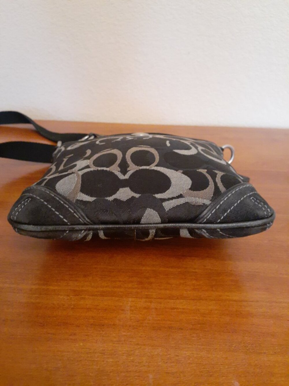 Coach Canvas Monogram Crossbody Purse - Picture 6 of 15